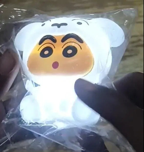 Cute Shinchan Shiro LED Night Light Lamp