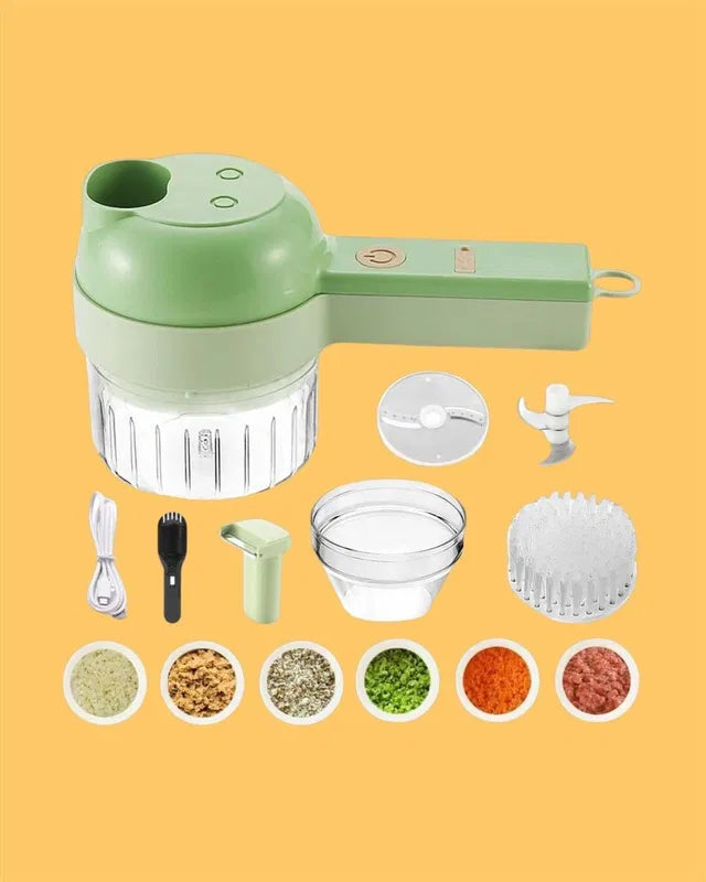 VeggieCut Pro: 4-in-1 Electric Cutter