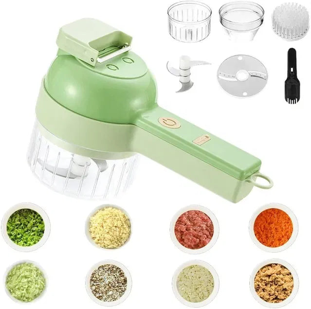 VeggieCut Pro: 4-in-1 Electric Cutter